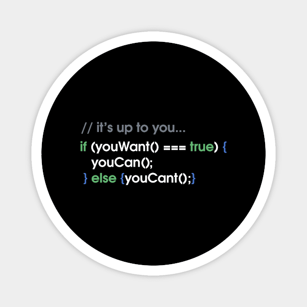 Programmer Joke Developer Coding Coder Magnet by DesignatedDesigner